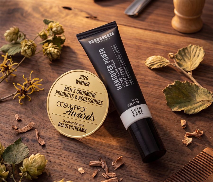Beardburys Hangover Power, Winner Cosmoprof Awards 2026 Men's Grooming Products and Accessories category