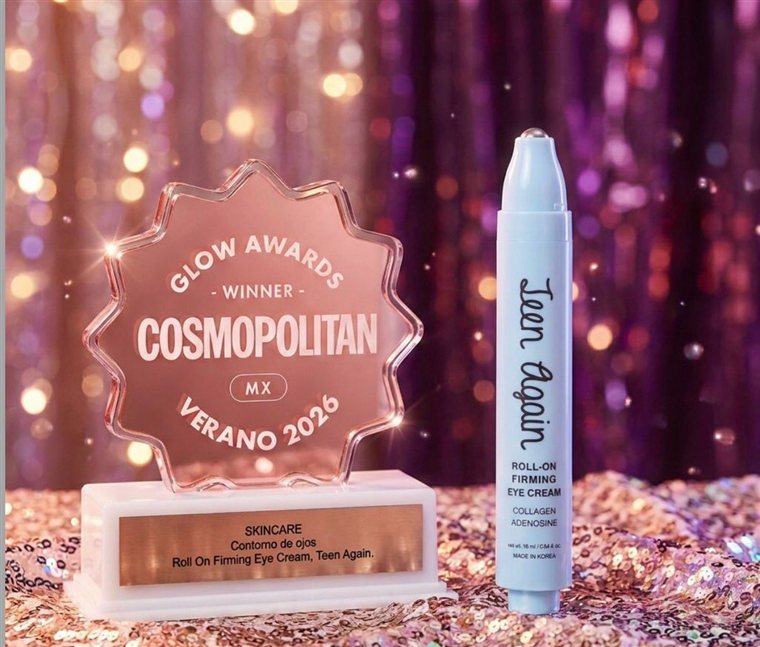 Teen Again Roll-On Firming Eye Cream, Winner Cosmopolitan Glow Awards Mexico 2026 Eye Contour category