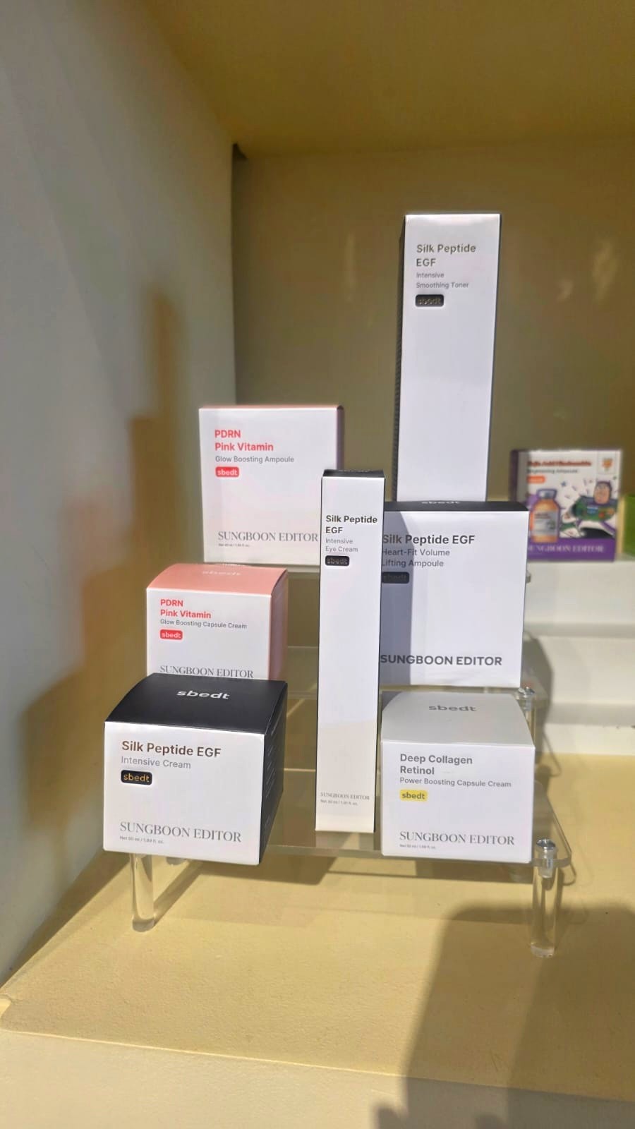 Skincare coreano Sungboon Editor (Silk Peptide EGF, PDRN) distribuido por Azkami en México